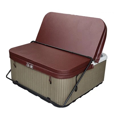 アルミニウム製スパカバーリフター: 2-ステップ操作、デュアルバックル、省スペース設計