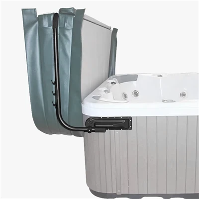 エコノミー スパ カバー リフター: 簡単なネジベースの取り付け、耐久性に優れた構造、完全なアクセサリ キット-