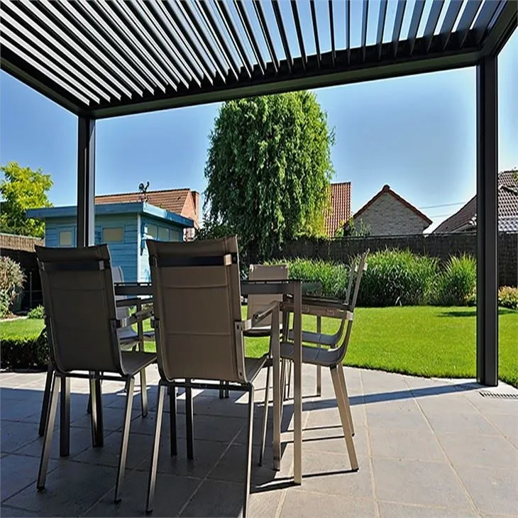 Adjustable Louvered Gazebo